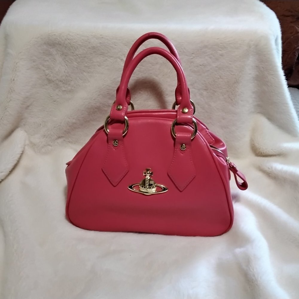 VIVIENNE westwood bowling bag hot pink